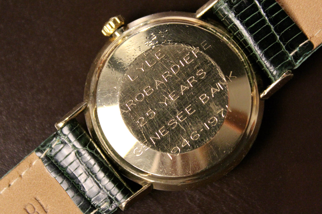 1969 Omega Seamaster De Ville “Technical Dial”, Ref. LL6287-1, Cal. 563, Genesee Bank Engraved