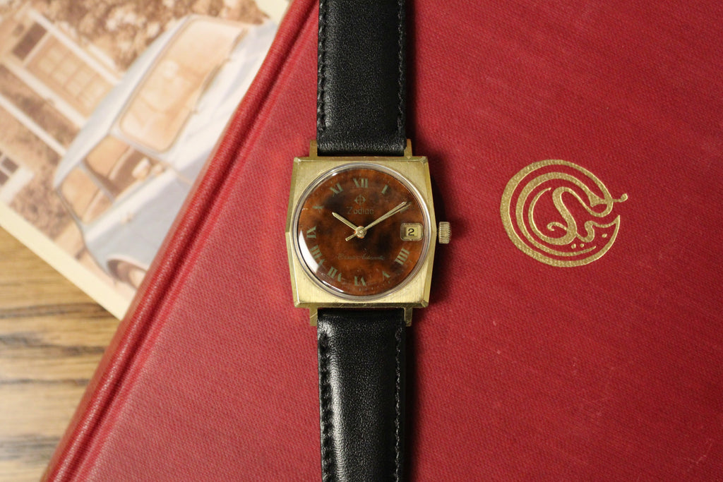 Zodiac Corsair, Ref. 732-822, Red Marble Dial Variant, circa 1970